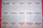 IBC Book Tabs 2006